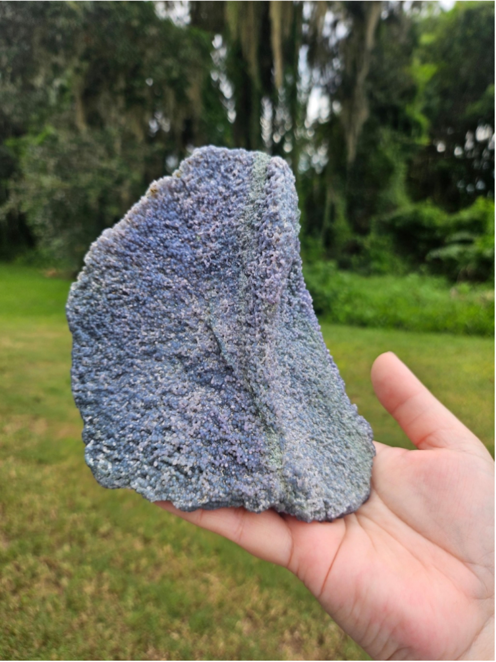 Grape agate specimen 5.5 in